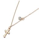  Jane Cross Diamond Necklace Gold