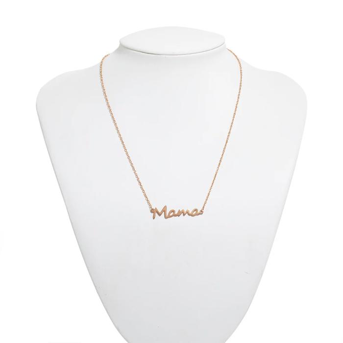 Mama Cursive Necklace