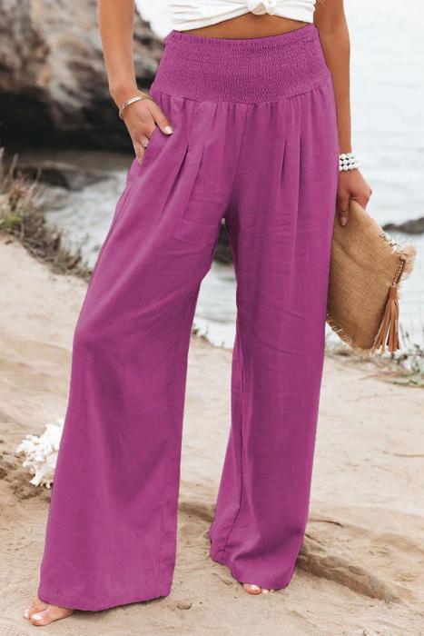 Linen Wide Leg Pants SALE