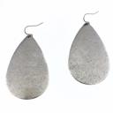  Metallic Metal Teardrop Earrings