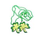  String Beaded Shamrock Necklace