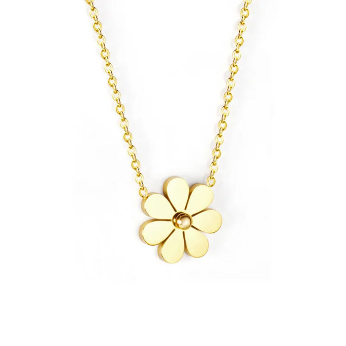 Gold Flower Necklace