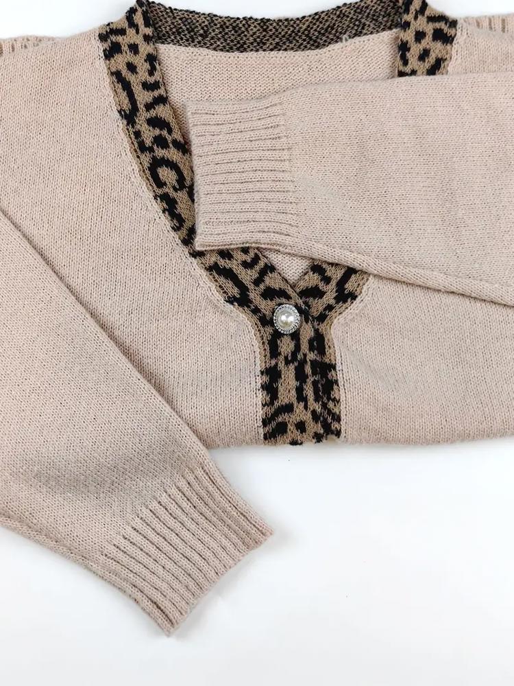 Animal Print Neutral Cardigan