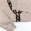  Animal Print Neutral Cardigan