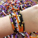  Gold Star Halloween Stretchy Bracelets