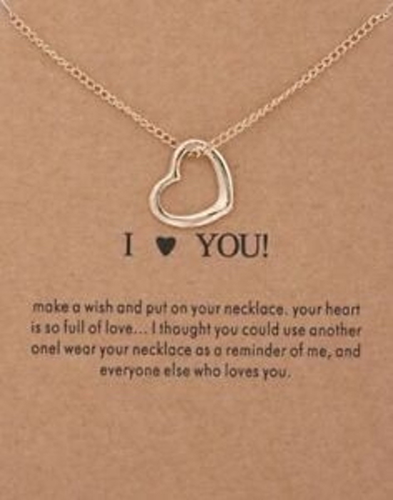 I Love You Necklace