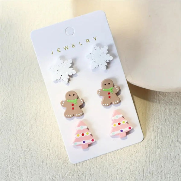 Snowflake Holiday Earring Set