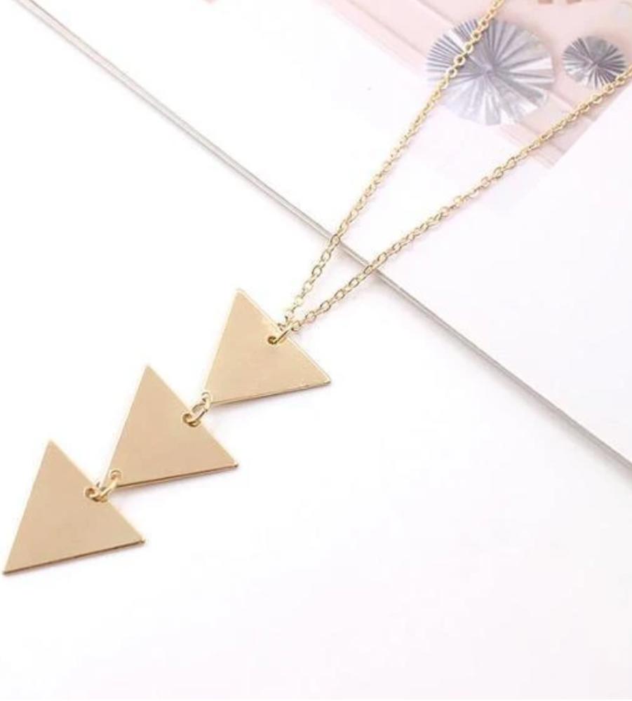 Triangle Long Necklace