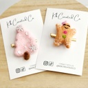  Hand Felted Wool Hair Clip