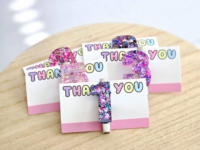 Birthday Number hair Clip