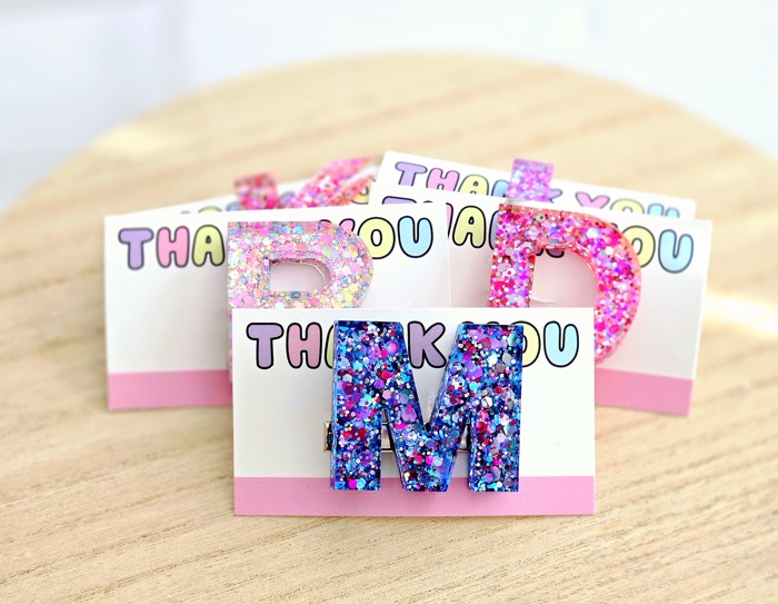 Personalized Letter Hair Clip