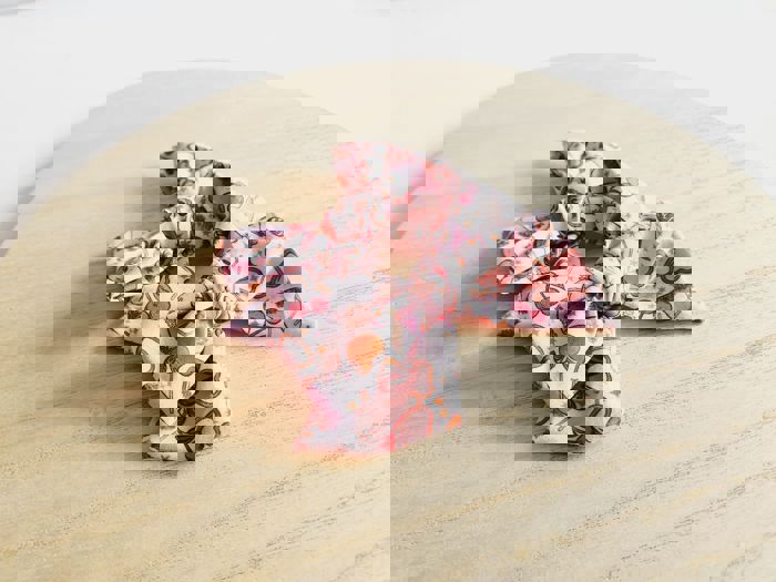 SET OF TWO kids Hand Tied Piggie Bows