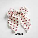  Extra Large Ribbed Hair Bow Clips