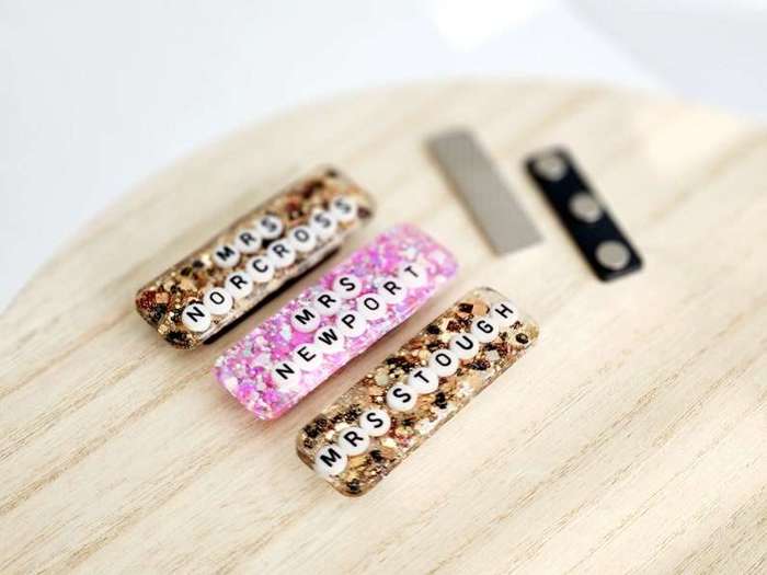 Personalized TEACHER name tag gift