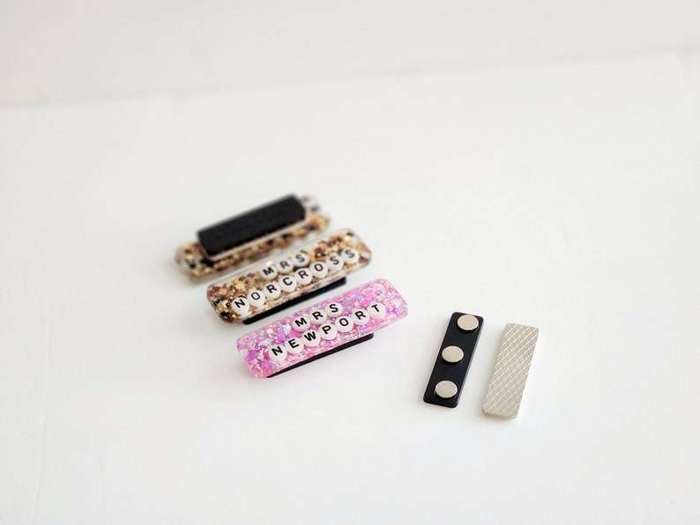 Personalized TEACHER name tag gift