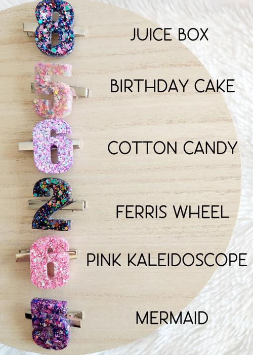 Custom personalized name hair clip