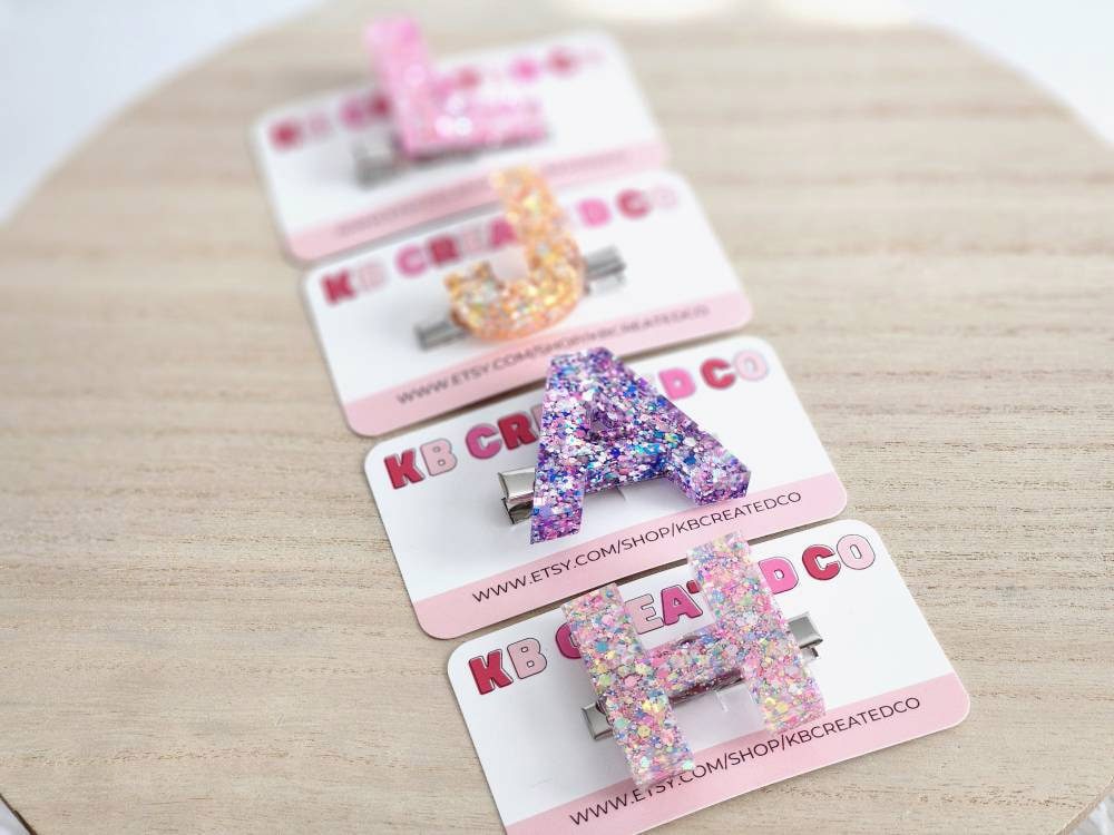 Personalized Letter Hair Clip