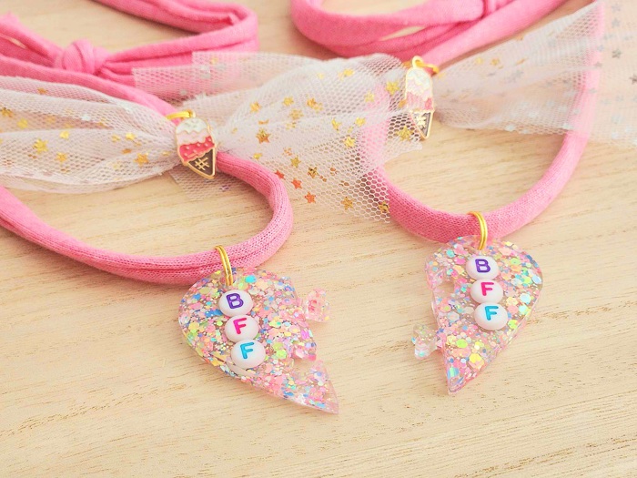 BFF necklace set for kids