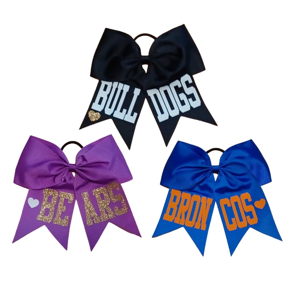 Team School Mascot Bow