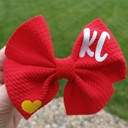  Fabric Team/School/Mascot Bow