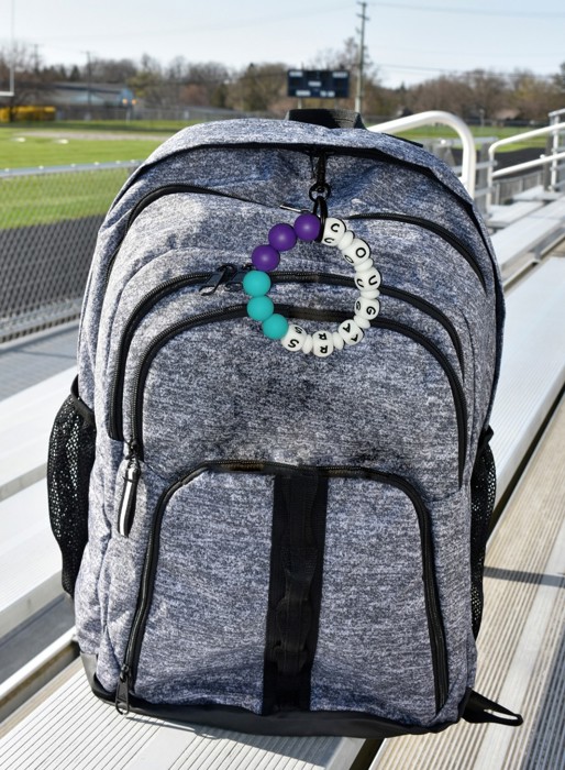 Team/School/Mascot Wristlet Keychain