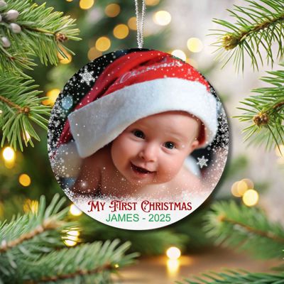 Personalized Baby's First Christmas Ornament