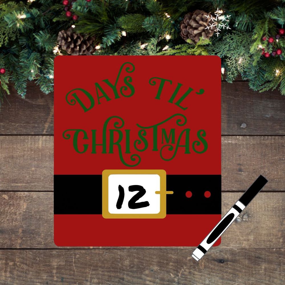 Christmas Countdown Magnets | 3 Designs