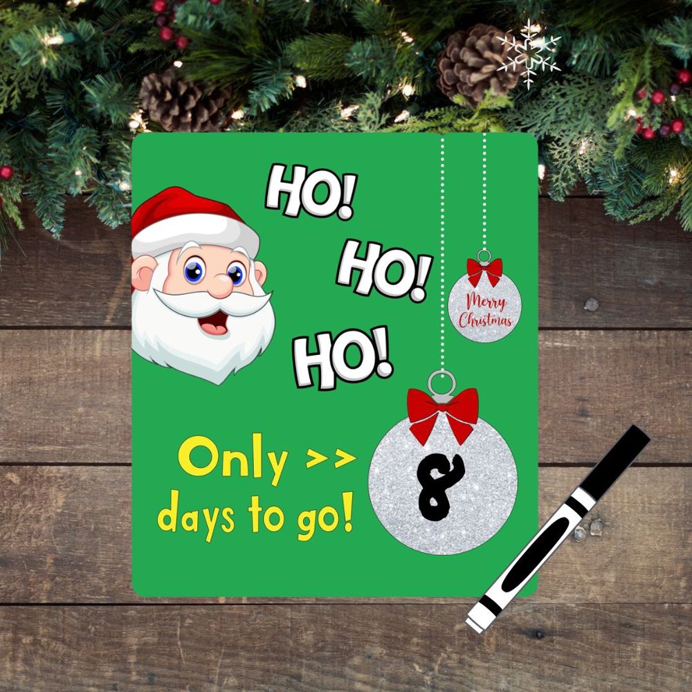 Christmas Countdown Magnets | 3 Designs