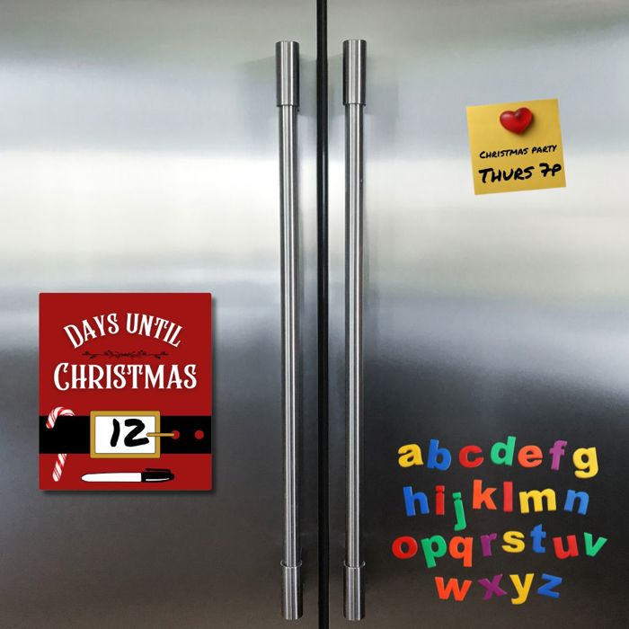 Christmas Countdown Magnets | 3 Designs