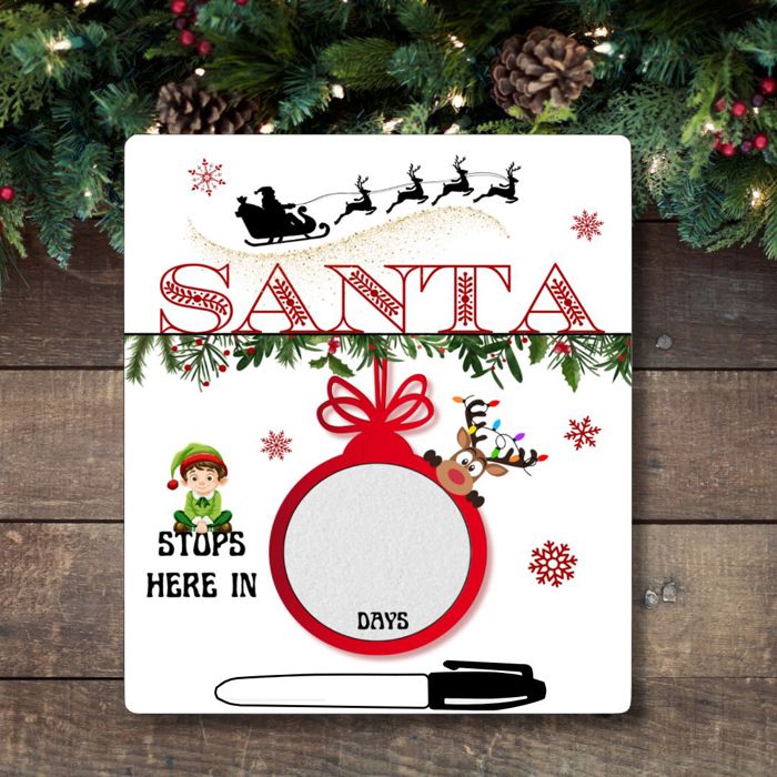 Christmas Countdown Magnets | 3 Designs