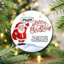 Santa Personalized Christmas Ornaments | 5 Designs