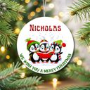 Penguins Personalized Christmas Ornaments | 5 Designs