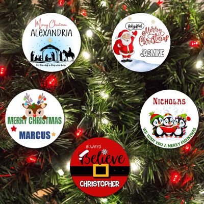 Personalized Christmas Ornaments | 5 Designs