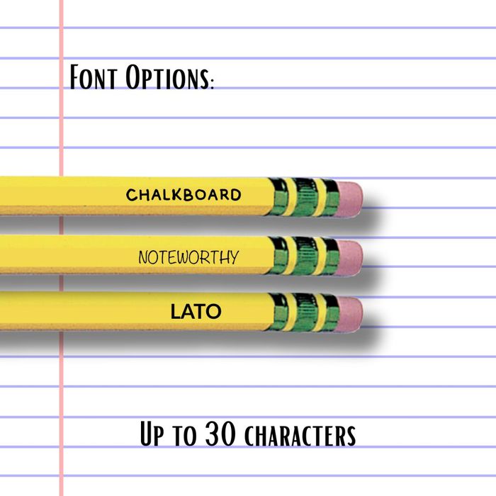 Personalized Pencils | Set of 8