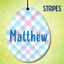 Stripes Personalized Easter Basket Tags | 8 Designs