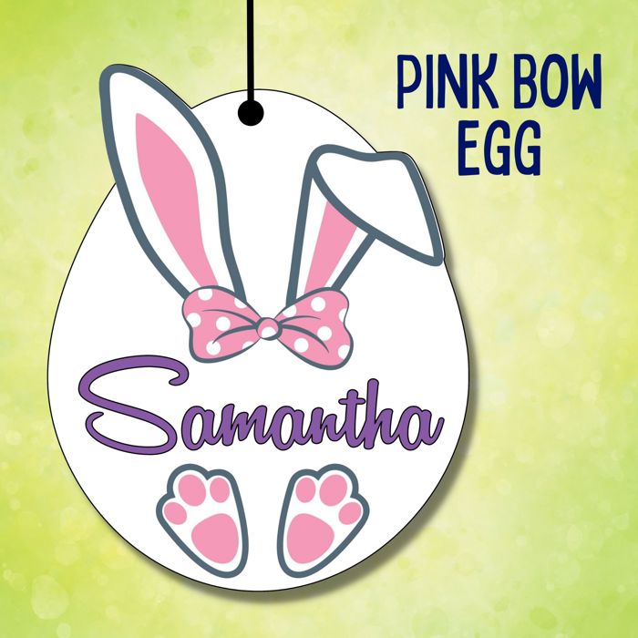 Personalized Easter Basket Tags | 8 Designs