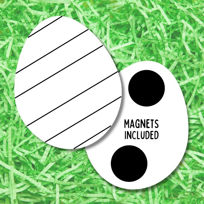 Easter Egg Craft Magnets | Pack of 6