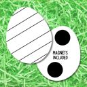  Easter Egg Craft Magnets | Pack of 6