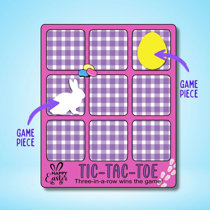 Easter Tic Tac Toe Game | 2 Designs