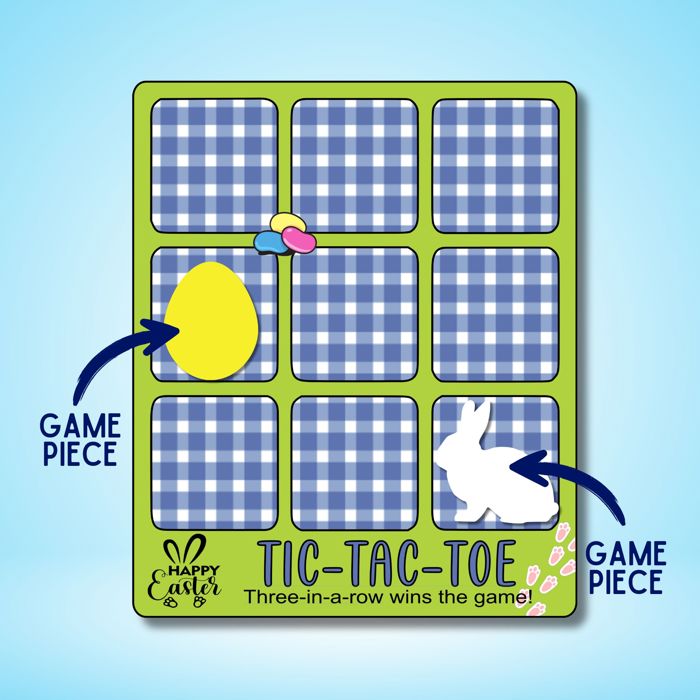 Easter Tic Tac Toe Game | 2 Designs