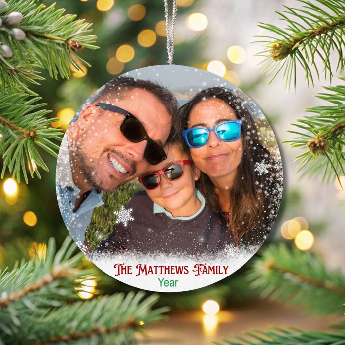 Personalized Merry Christmas Ornament