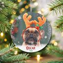  Personalized Merry Christmas Ornament