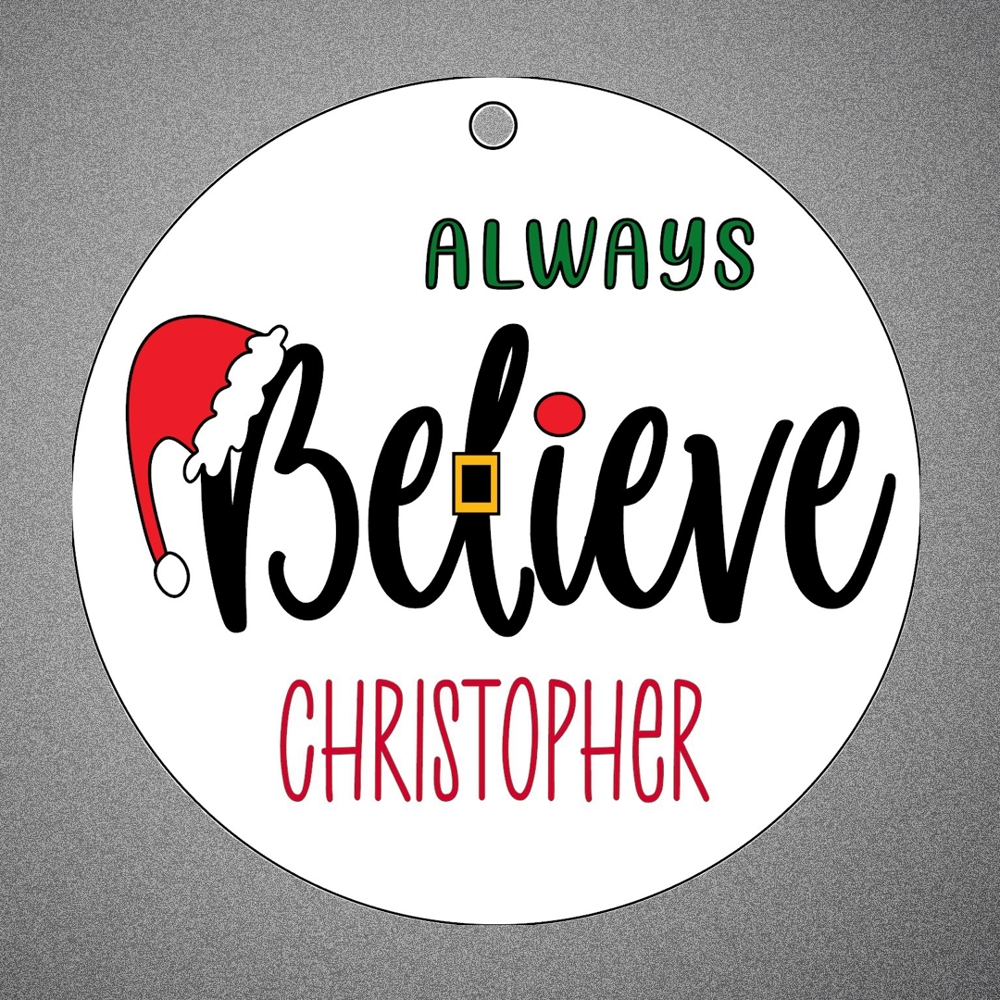 Personalized Christmas Ornaments | 4 Designs