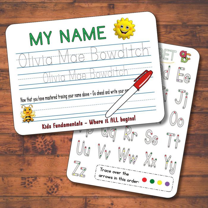 Name Tracing Practice Board