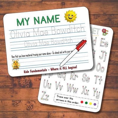 Name Tracing Practice Board