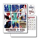 America Acrylic Tic Tac Toe & Hangman Board Game | 5 Designs