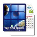 Outer Space Acrylic Tic Tac Toe & Hangman Board Game | 5 Designs