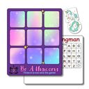 Unicorns Acrylic Tic Tac Toe & Hangman Board Game | 5 Designs