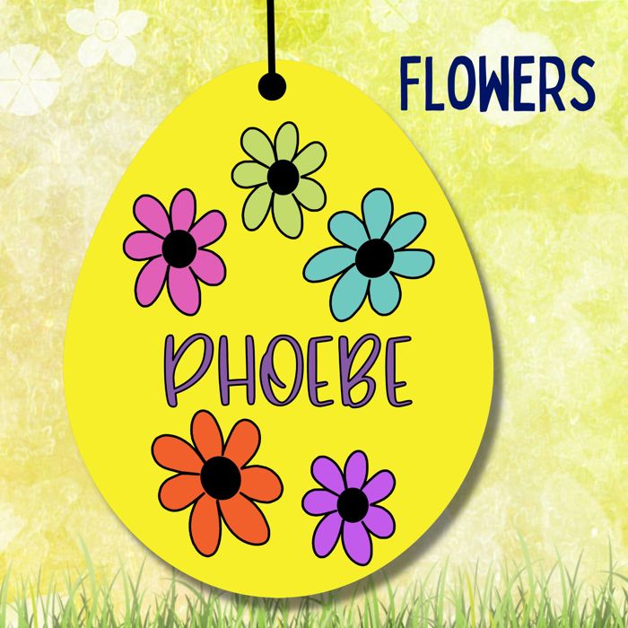 Personalized Easter Basket Tags | 8 Designs