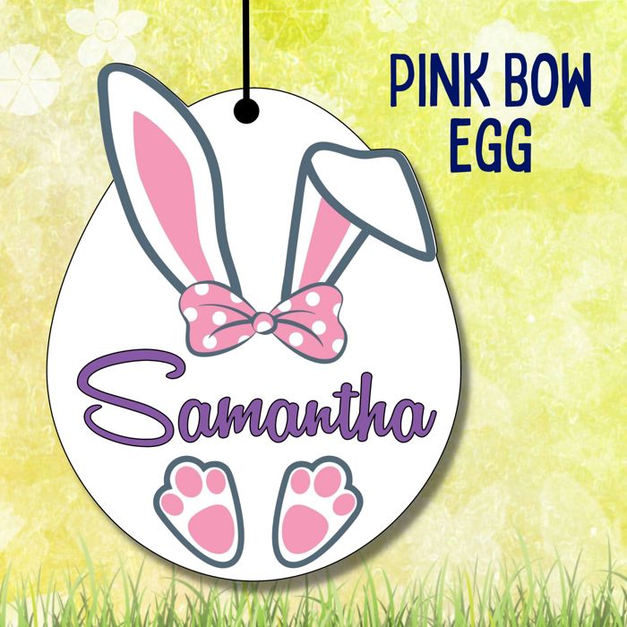 Personalized Easter Basket Tags | 8 Designs